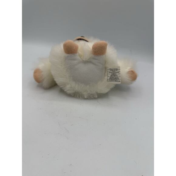 Stuffed Albino Monkey Plush Toy 5.5in Gorilla White Fur - Picture 5 of 6